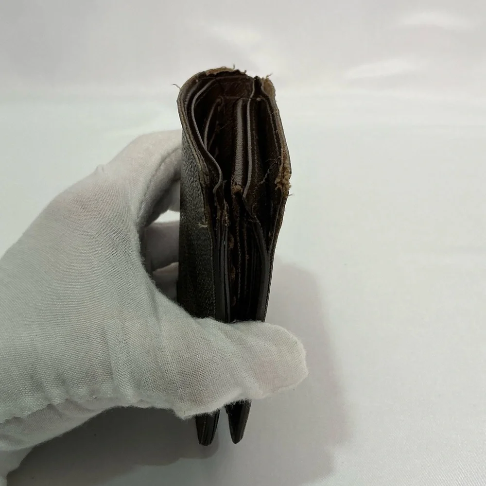 Louis Vuitton Damier Ebene Bifold Checkered Brown Wallet project